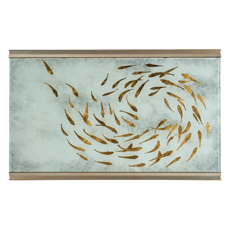 Hooker Furniture 628-80015-647 Melange Koi Rectangle Cocktail Table IMAGE 3