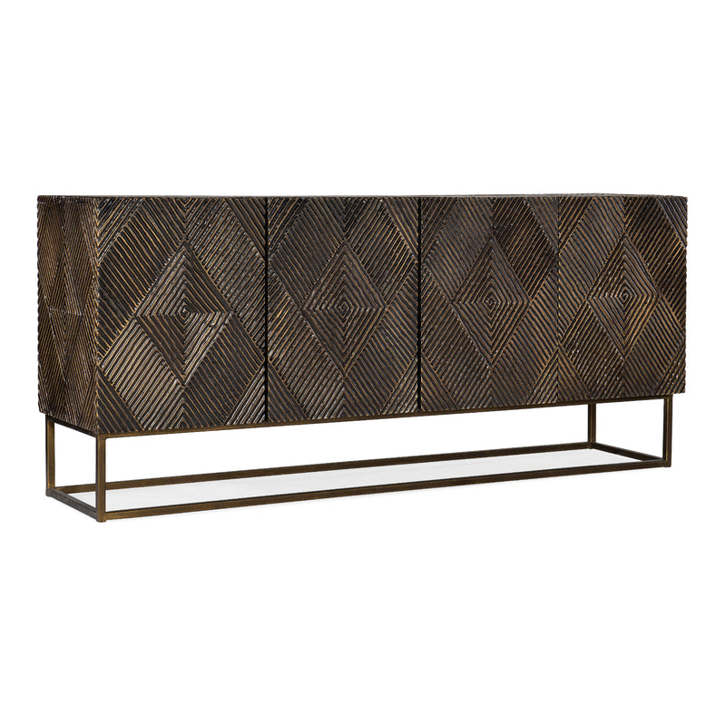 Hooker Furniture 628-85123-89 Melange Marcellus Four Door Credenza IMAGE 1