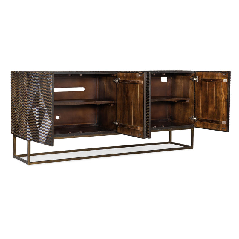 Hooker Furniture 628-85123-89 Melange Marcellus Four Door Credenza IMAGE 2