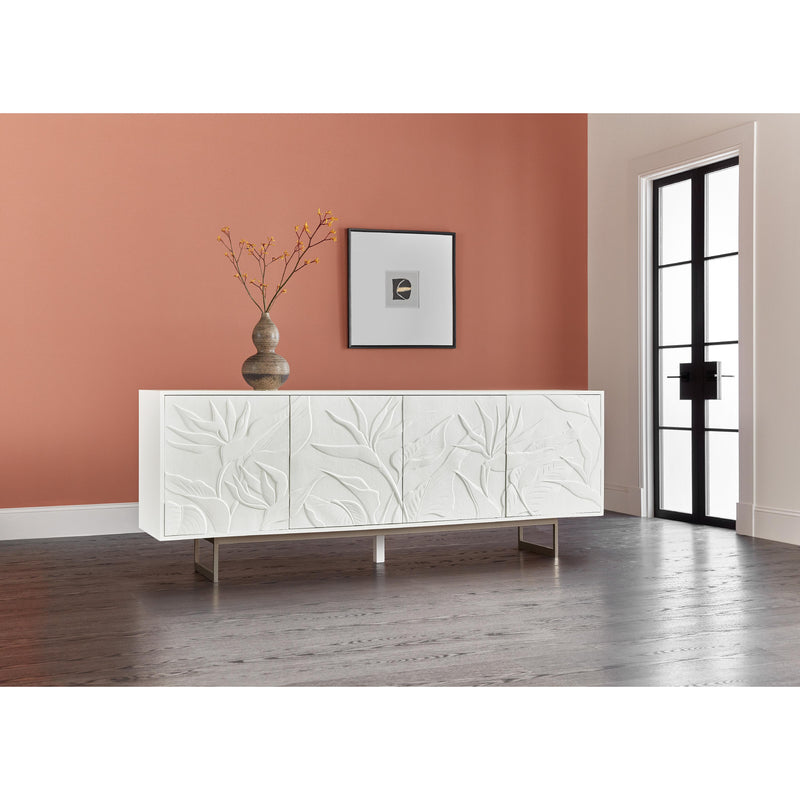 Hooker Furniture 628-85631-02 Melange Passerine Four Door Credenza IMAGE 4