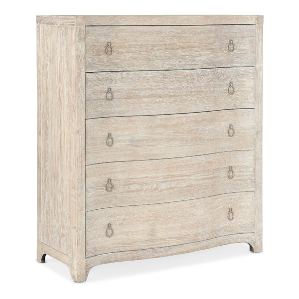 Hooker Furniture 6350-90010-80 Serenity Monterey Five Drawer Chest IMAGE 1