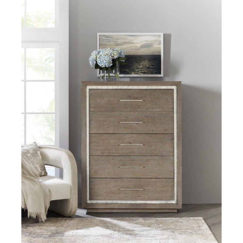 Hooker Furniture 6350-90110-95 Serenity Five Drawer Chest IMAGE 4