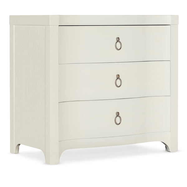 Hooker Furniture 6350-90116-02 Serenity Antigua Three Drawer Nightstand IMAGE 1