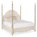  Hooker Furniture 6350-90666-80 Serenity Jetty King Poster Bed IMAGE 1
