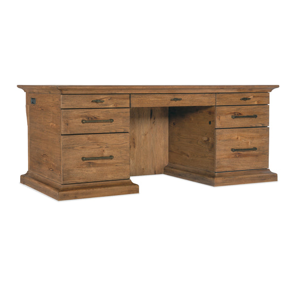 Hooker Furniture 6700-10562-80 Big Sky Executive Desk IMAGE 1