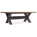  Hooker Furniture 6700-75200-80 Big Sky Trestle Dining Table with 2-20in Leaves IMAGE 1