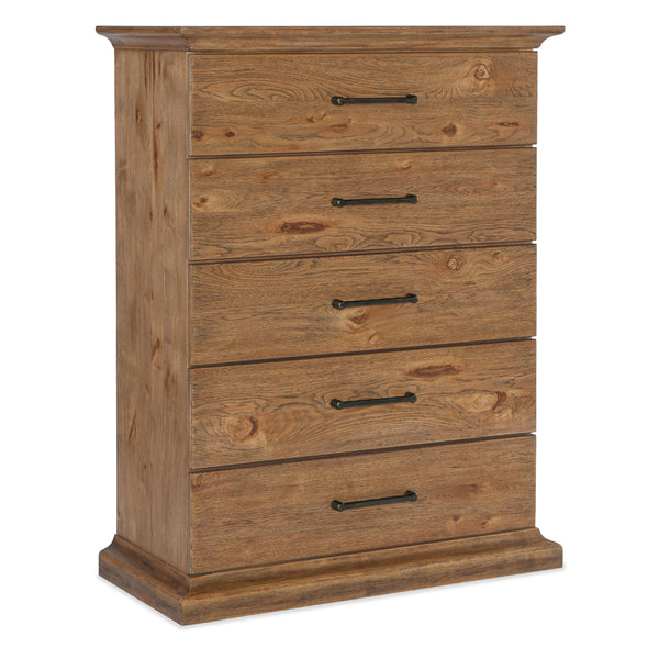 Hooker Furniture 6700-90110-80 Big Sky Five Drawer Chest IMAGE 1