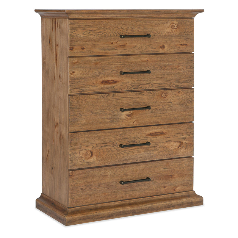 Hooker Furniture 6700-90110-80 Big Sky Five Drawer Chest IMAGE 1