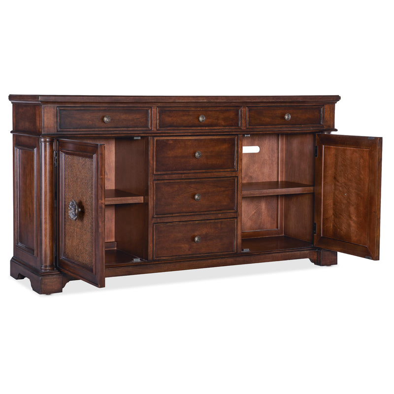 Hooker Furniture 6750-75902-85 Charleston Two Door-Six Drawer Buffet IMAGE 2