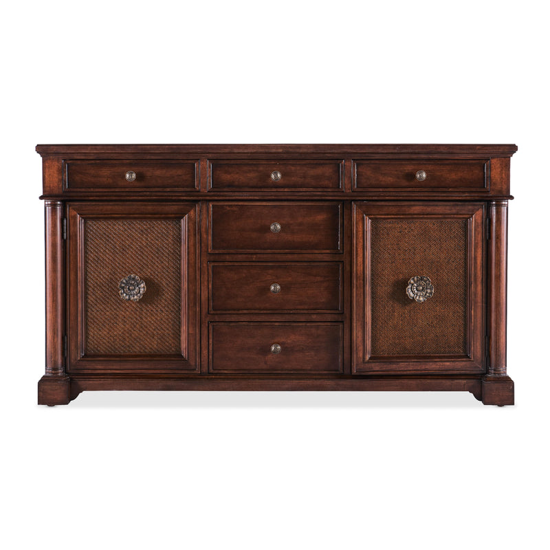 Hooker Furniture 6750-75902-85 Charleston Two Door-Six Drawer Buffet IMAGE 3