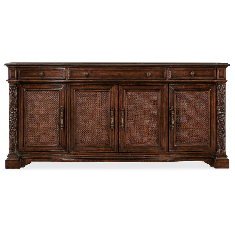 Hooker Furniture 6750-75903-85 Charleston Four Door-Three Drawer Buffet IMAGE 3