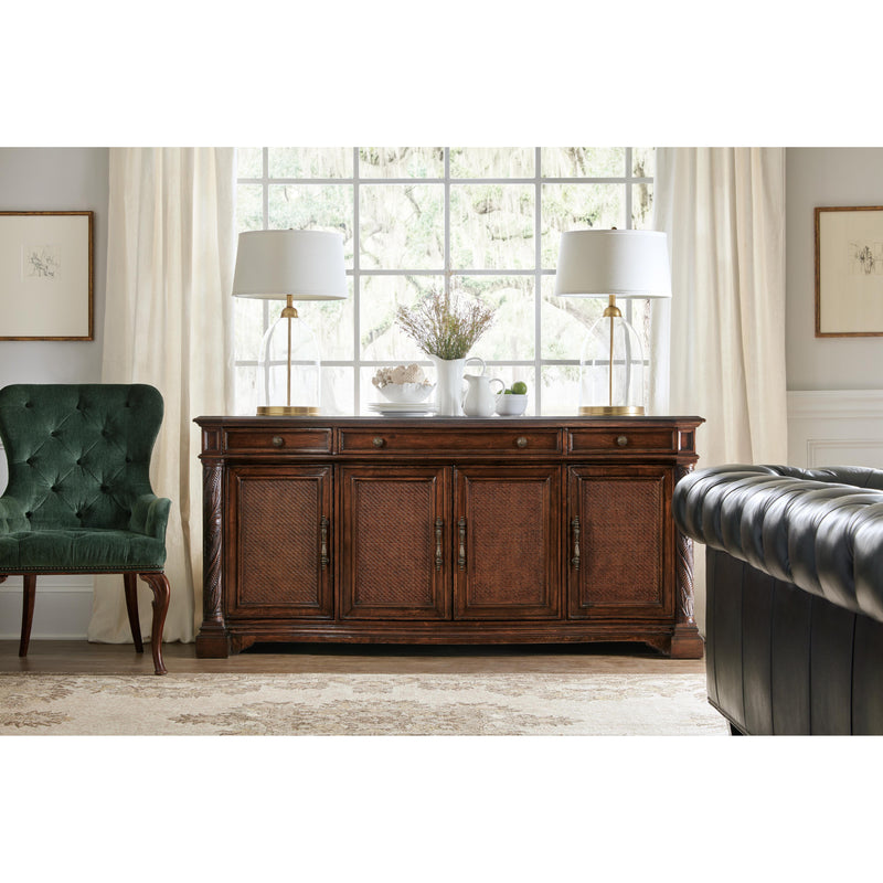 Hooker Furniture 6750-75903-85 Charleston Four Door-Three Drawer Buffet IMAGE 7