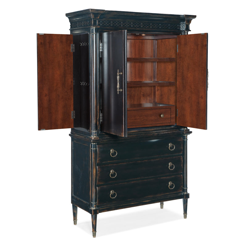 Hooker Furniture 6750-90014-97 Charleston Jewelry Armoire IMAGE 2