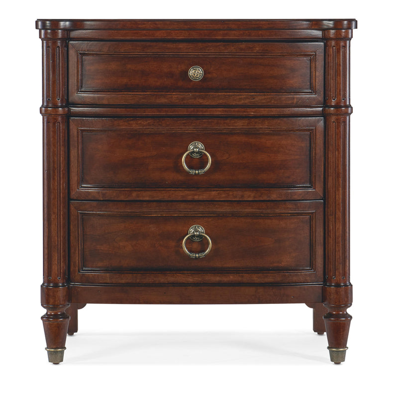 Hooker Furniture 6750-90015-85 Charleston Three-Drawer Nightstand IMAGE 2