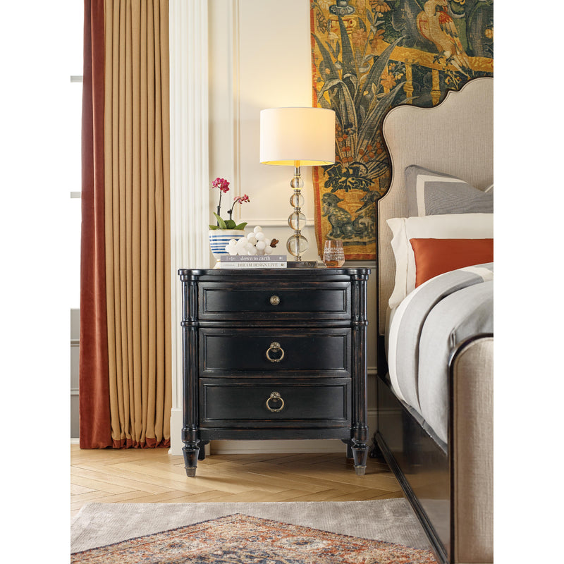 Hooker Furniture 6750-90015-97 Charleston Three-Drawer Nightstand IMAGE 5