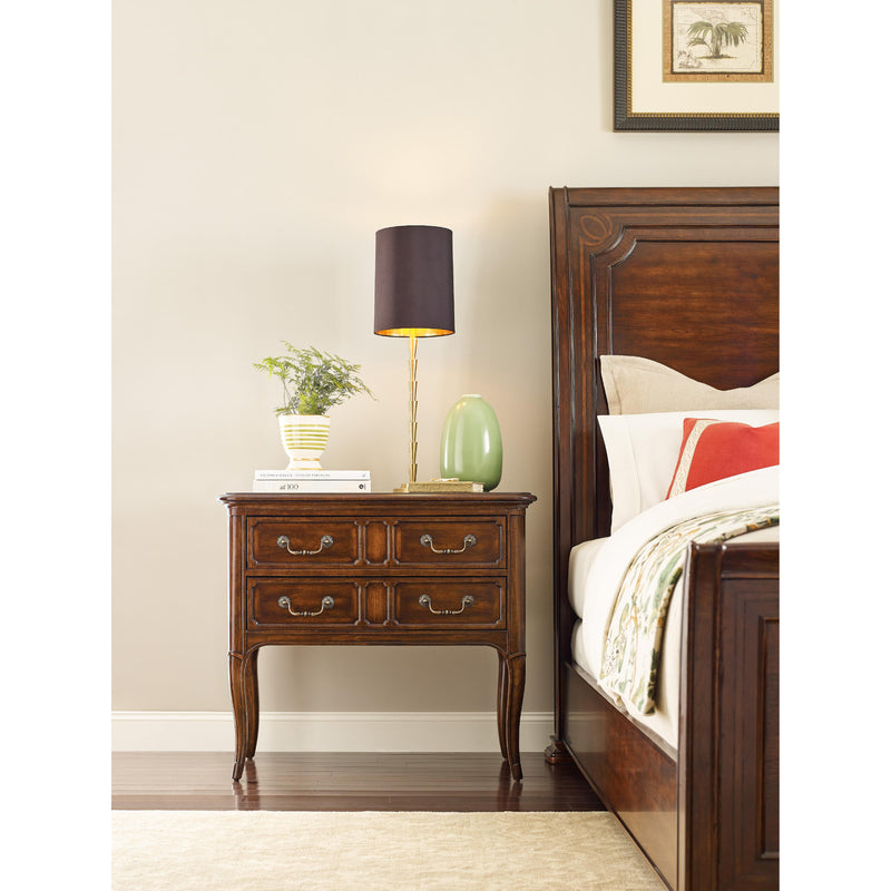 Hooker Furniture 6750-90215-85 Charleston Two-Drawer Nightstand IMAGE 4