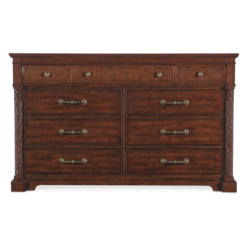 Hooker Furniture 6750-90302-85 Charleston Nine-Drawer Dresser IMAGE 2