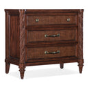 Hooker Furniture 6750-90316-85 Charleston Three-Drawer Nightstand IMAGE 1