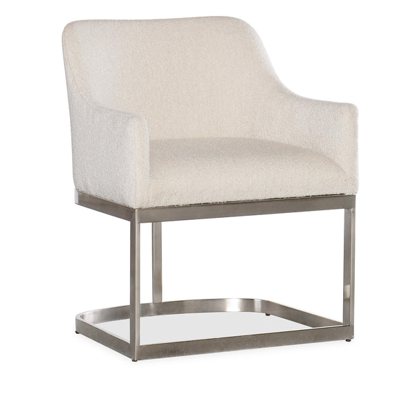 Hooker Furniture 6850-75300-95 Modern Mood Upholstered Arm Chair with Metal Base IMAGE 1