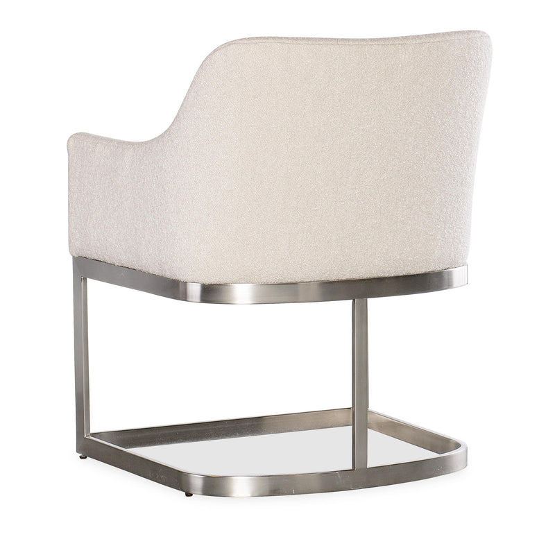 Hooker Furniture 6850-75300-95 Modern Mood Upholstered Arm Chair with Metal Base IMAGE 2