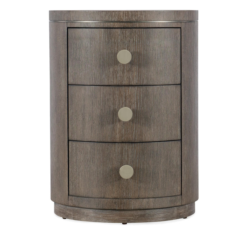 Hooker Furniture 6850-90315-89 Modern Mood Round Nightstand IMAGE 2