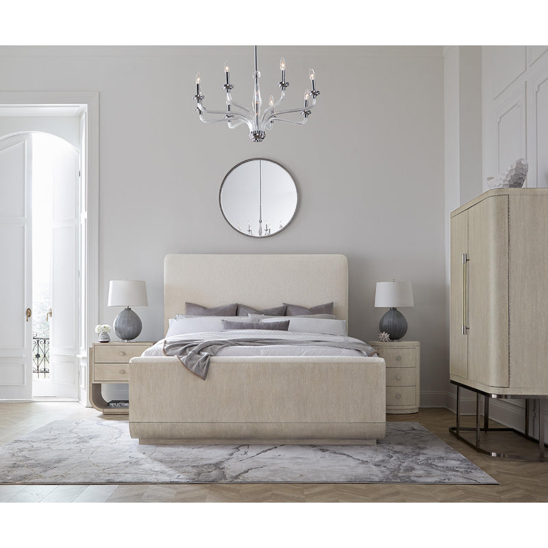 Hooker Furniture 6850-90960-80 Modern Mood Cal King Upholstered Panel Bed IMAGE 4
