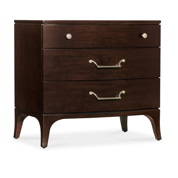 Hooker Furniture 6900-90016-89 Bella Donna Three-Drawer Nightstand IMAGE 1