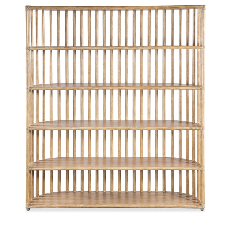 Hooker Furniture 6950-10446-80 Retreat Slatted Bookcase IMAGE 3