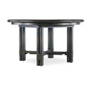  Hooker Furniture 6950-75201-99 Retreat Pole Rattan Round Dining Table with 1-20in Leaf IMAGE 1