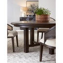  Hooker Furniture 6950-75201-99 Retreat Pole Rattan Round Dining Table with 1-20in Leaf IMAGE 5