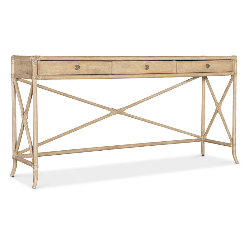 Hooker Furniture 6950-80171-80 Retreat Pole Rattan Console IMAGE 1