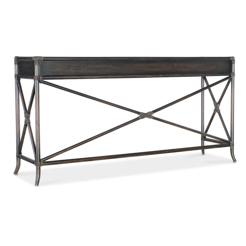 Hooker Furniture 6950-80171-99 Retreat Pole Rattan Console IMAGE 2