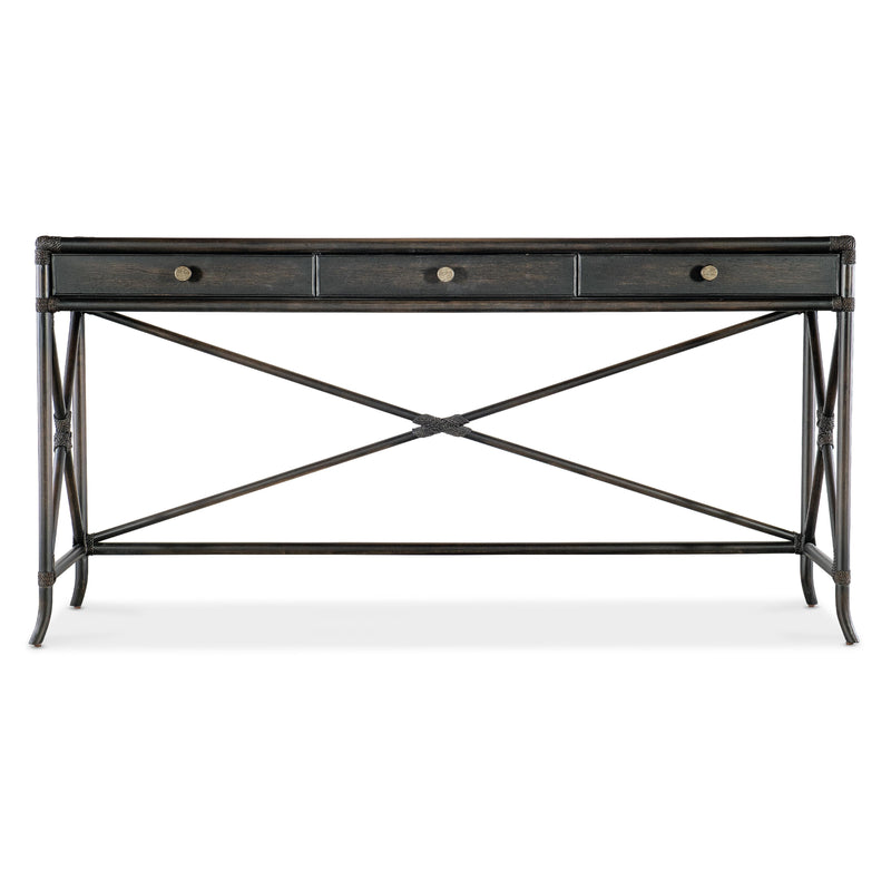 Hooker Furniture 6950-80171-99 Retreat Pole Rattan Console IMAGE 3