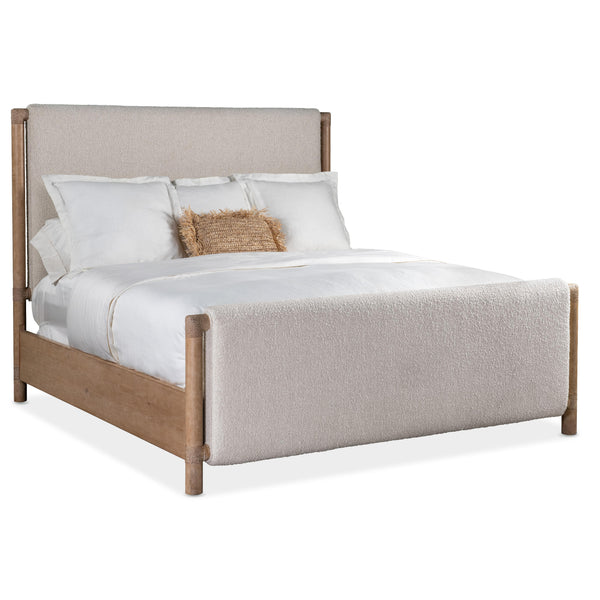 Hooker Furniture 6950-90350-80 Retreat Queen Upholstered Panel Bed IMAGE 1