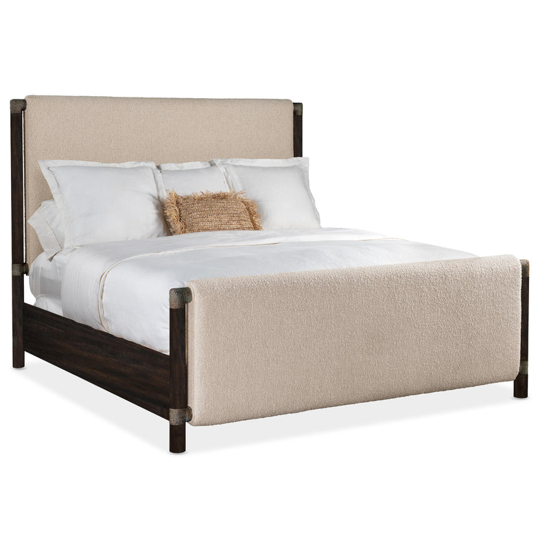 Hooker Furniture 6950-90350-99 Retreat Queen Upholstered Panel Bed IMAGE 1