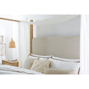  Hooker Furniture 6950-90466-80 Retreat Pole Rattan King Upholstered Poster Bed withCanopy IMAGE 4