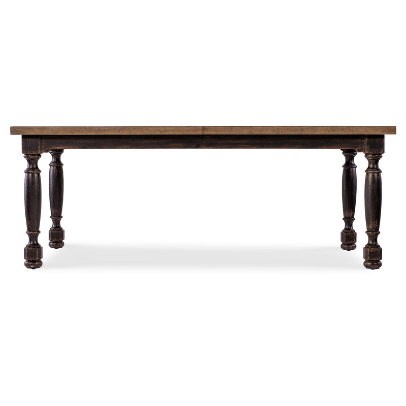 Hooker Furniture 7050-75200-89 Americana Leg Dining Table with 1-22in Leaf IMAGE 3