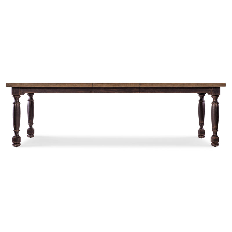 Hooker Furniture 7050-75200-89 Americana Leg Dining Table with 1-22in Leaf IMAGE 4