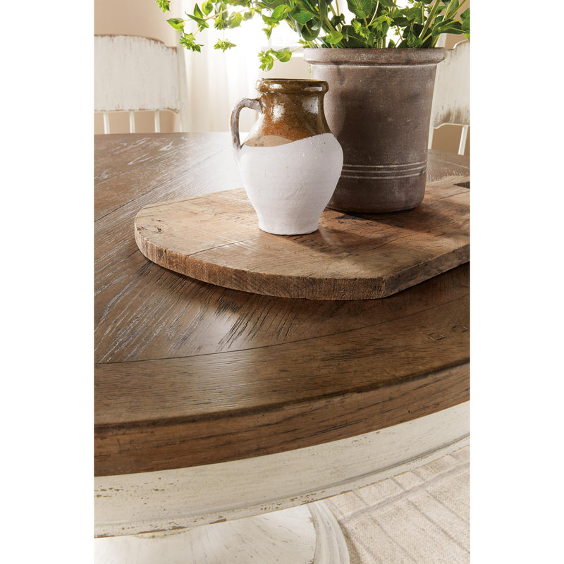 Hooker Furniture 7050-75203-02 Americana Round Pedestal Dining Table with 1-22in Leaf IMAGE 7