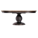  Hooker Furniture 7050-75203-89 Americana Round Pedestal Dining Table with 1-22in Leaf IMAGE 4