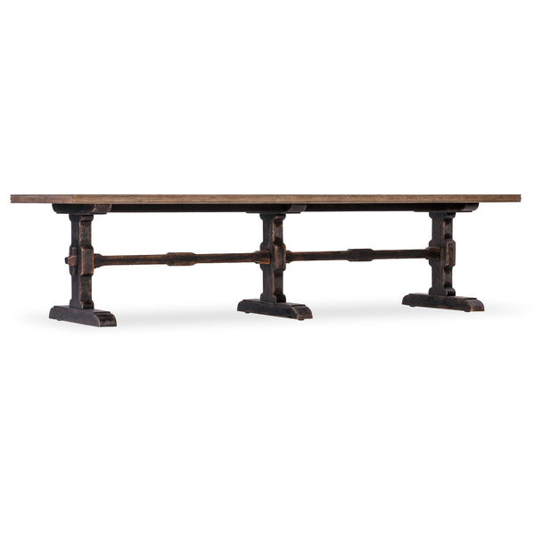 Hooker Furniture 7050-80110-89 Americana Trestle Rectangle Cocktail Table IMAGE 1