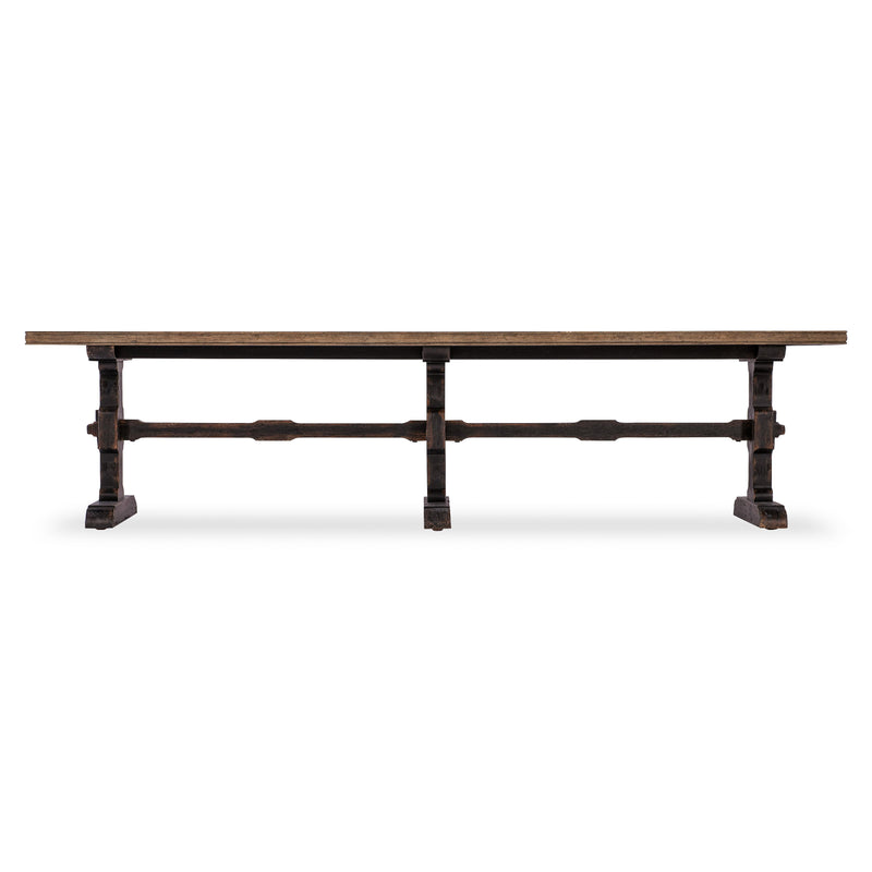 Hooker Furniture 7050-80110-89 Americana Trestle Rectangle Cocktail Table IMAGE 2