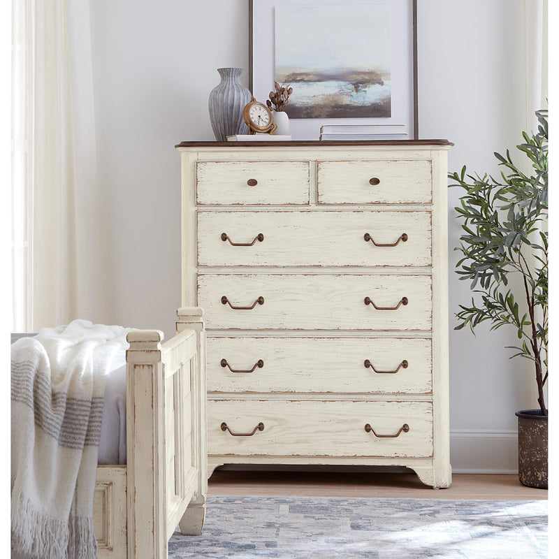 Hooker Furniture 7050-90010-02 Americana Six-Drawer Chest IMAGE 4