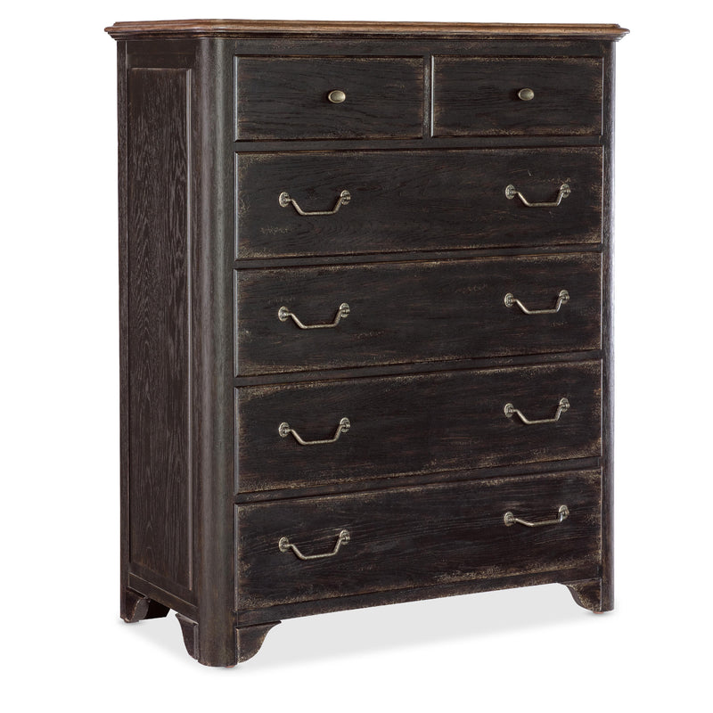 Hooker Furniture 7050-90010-89 Americana Six-Drawer Chest IMAGE 1