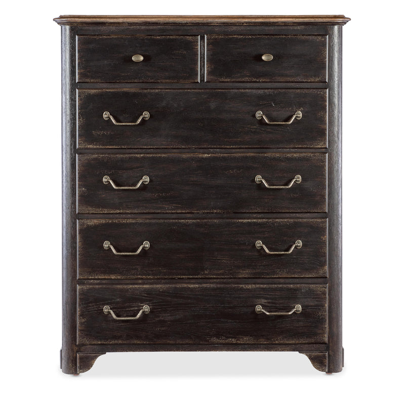 Hooker Furniture 7050-90010-89 Americana Six-Drawer Chest IMAGE 2