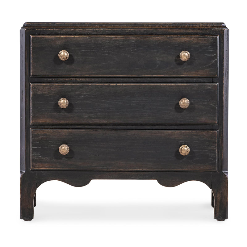 Hooker Furniture 7050-90015-89 Americana Three-Drawer Nightstand IMAGE 2