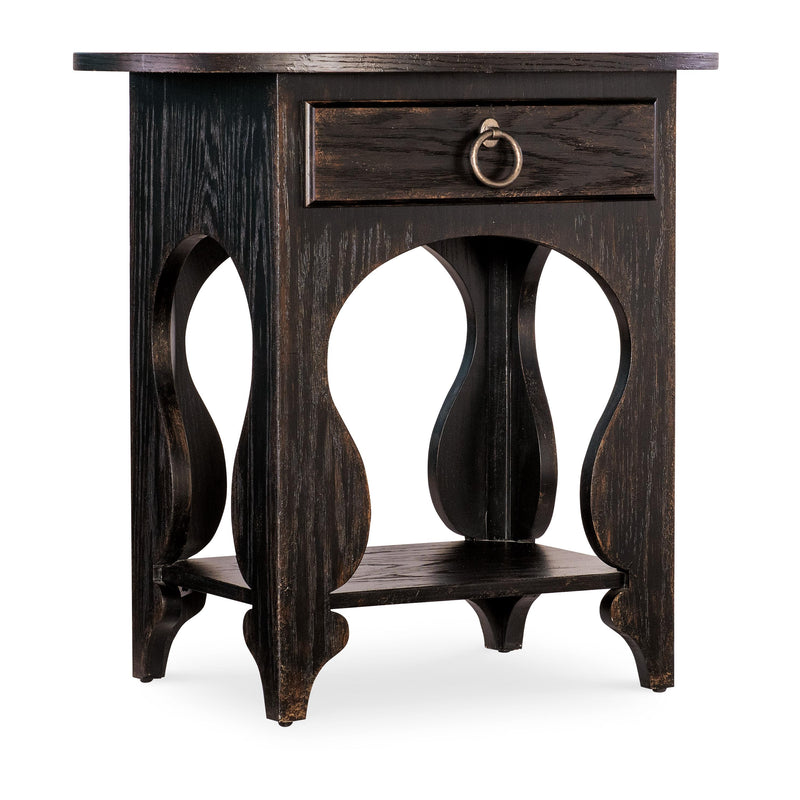 Hooker Furniture 7050-90115-89 Americana One-Drawer Oval Nightstand IMAGE 1