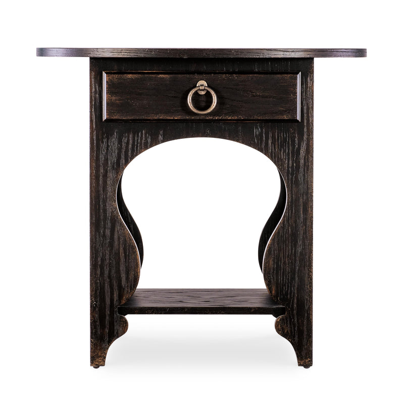 Hooker Furniture 7050-90115-89 Americana One-Drawer Oval Nightstand IMAGE 3