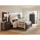  Hooker Furniture 7050-90666-89 Americana King Upholstered Poster Bed IMAGE 8