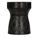 Hooker Furniture 7228-50638-99 Commerce & Market Carved Stump Side Table IMAGE 1